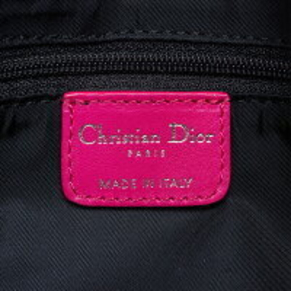Christian Dior Trotter Canvas Handbag Pink - Picture 11 of 13